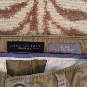 Boys khaki pants slim